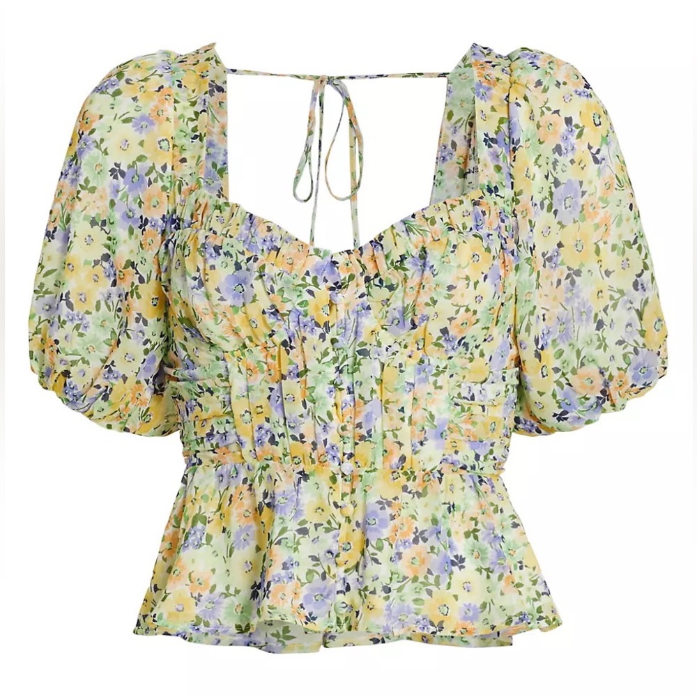 ASTR Clairemont Puff-Sleeve Top - Picture 4 of 12
